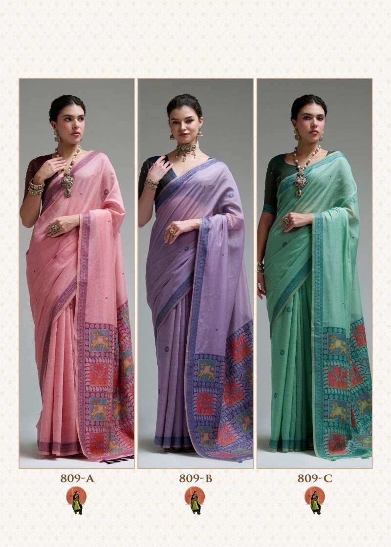 Jamdani Cotton Vol 4 By Rajpath Jamdani Cotton Printed Saree